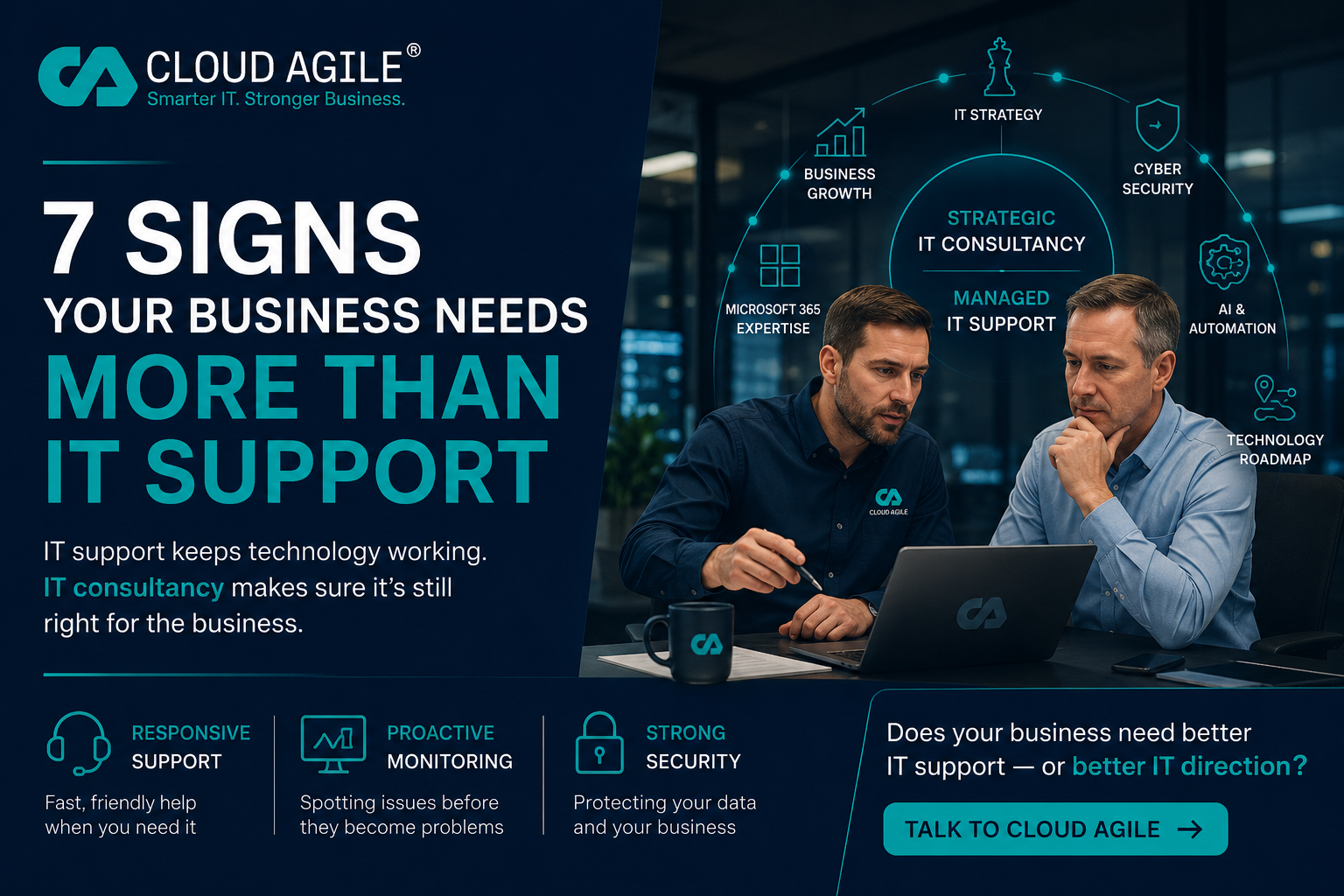 Featured image for article: 7 Signs Your Business Needs More Than IT Support
